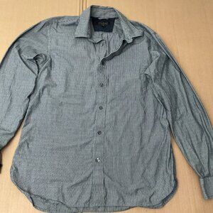 Banana Republic Mens Slim Fit Soft Wash Striped Button-Down Shirt M Cotton Blend